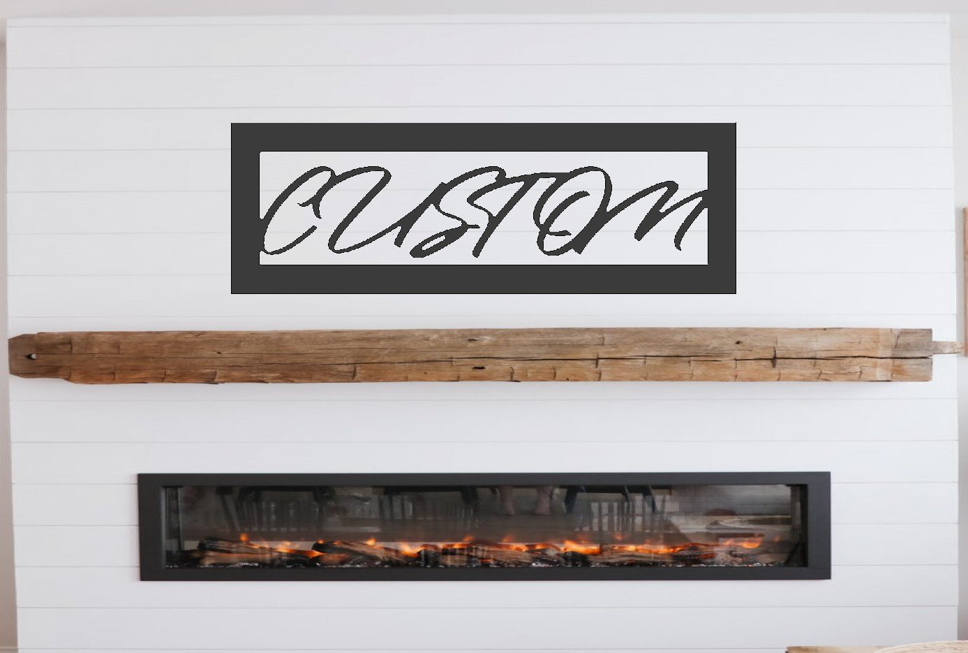 Script Font Name Framed Outline