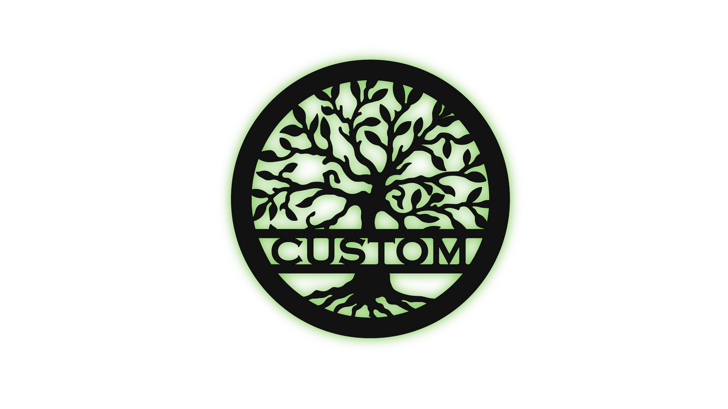 Tree of Life Design 1 LED Metal Sign