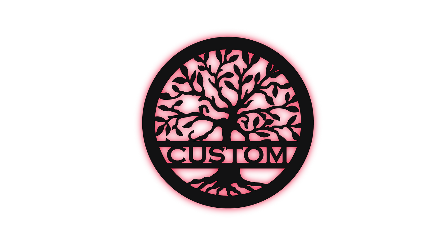 Tree of Life Design 1 LED Metal Sign