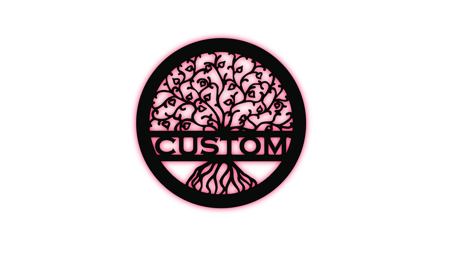Tree of Life 2 LED Metal Sign