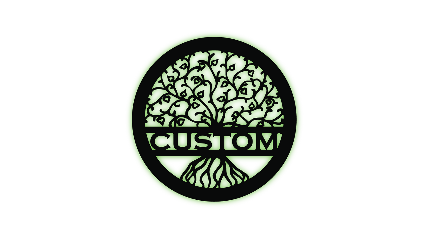 Tree of Life 2 LED Metal Sign