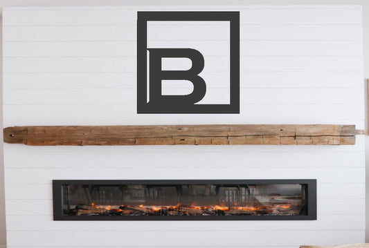 Square Outline Single Letter