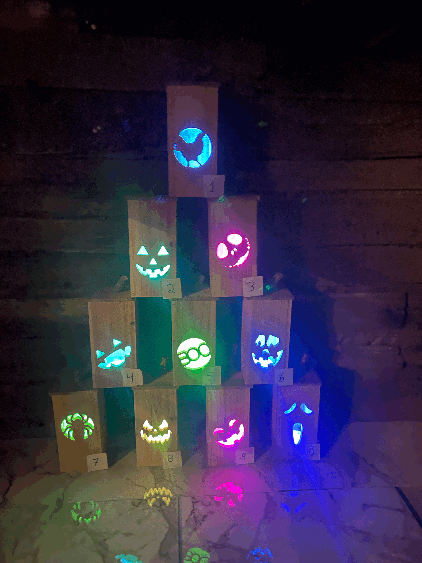 Cedar Jack O Lanterns