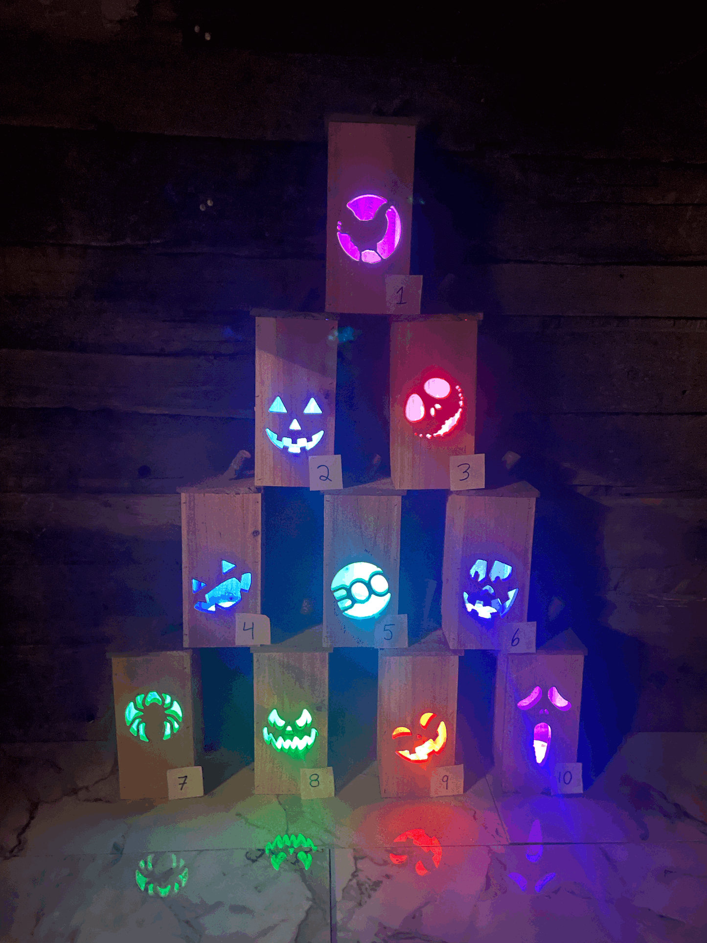 Cedar Jack O Lanterns