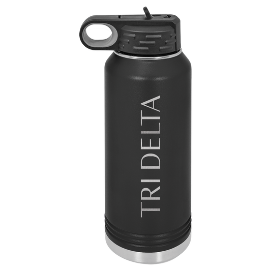 Delta Delta Delta 32oz Water Bottle