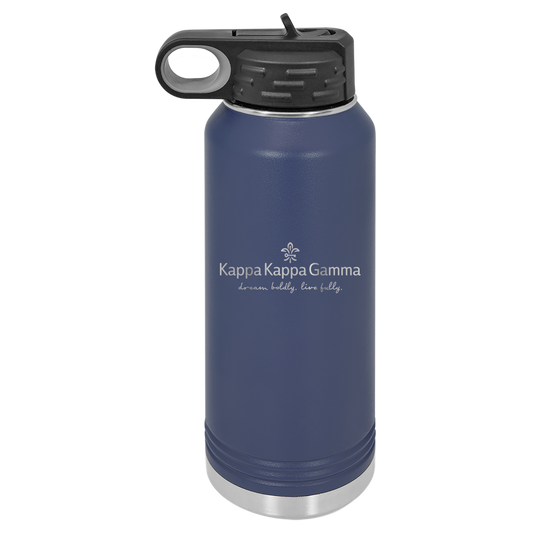Kappa Kappa Gamma 32oz Water Bottle