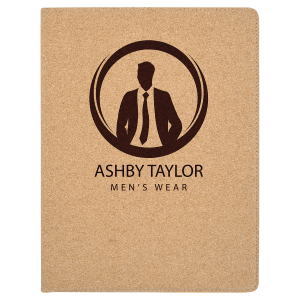 9 1/2" x 12" Cork Portfolio with Notepad