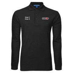 U stop Long Sleeve Polo Uni sex