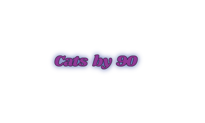 Cats by 90 LED Sign