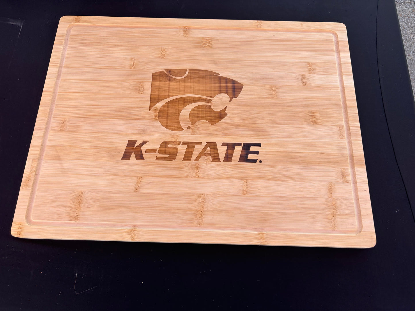 PowerCat bamboo cutting board 19.75x15”