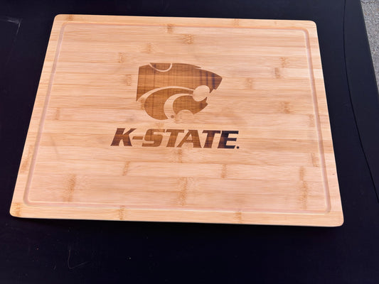 PowerCat bamboo cutting board 19.75x15”