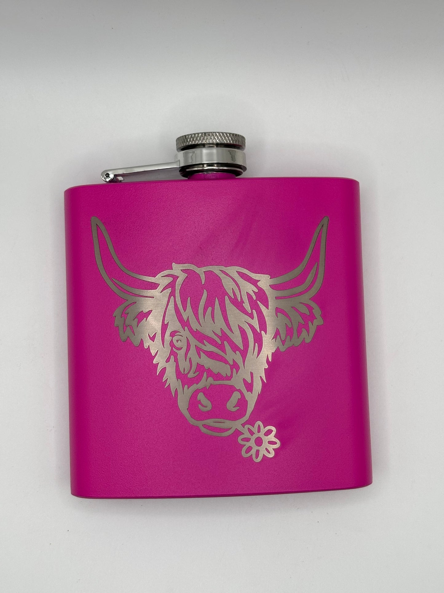 Highland Cow Hip Flask