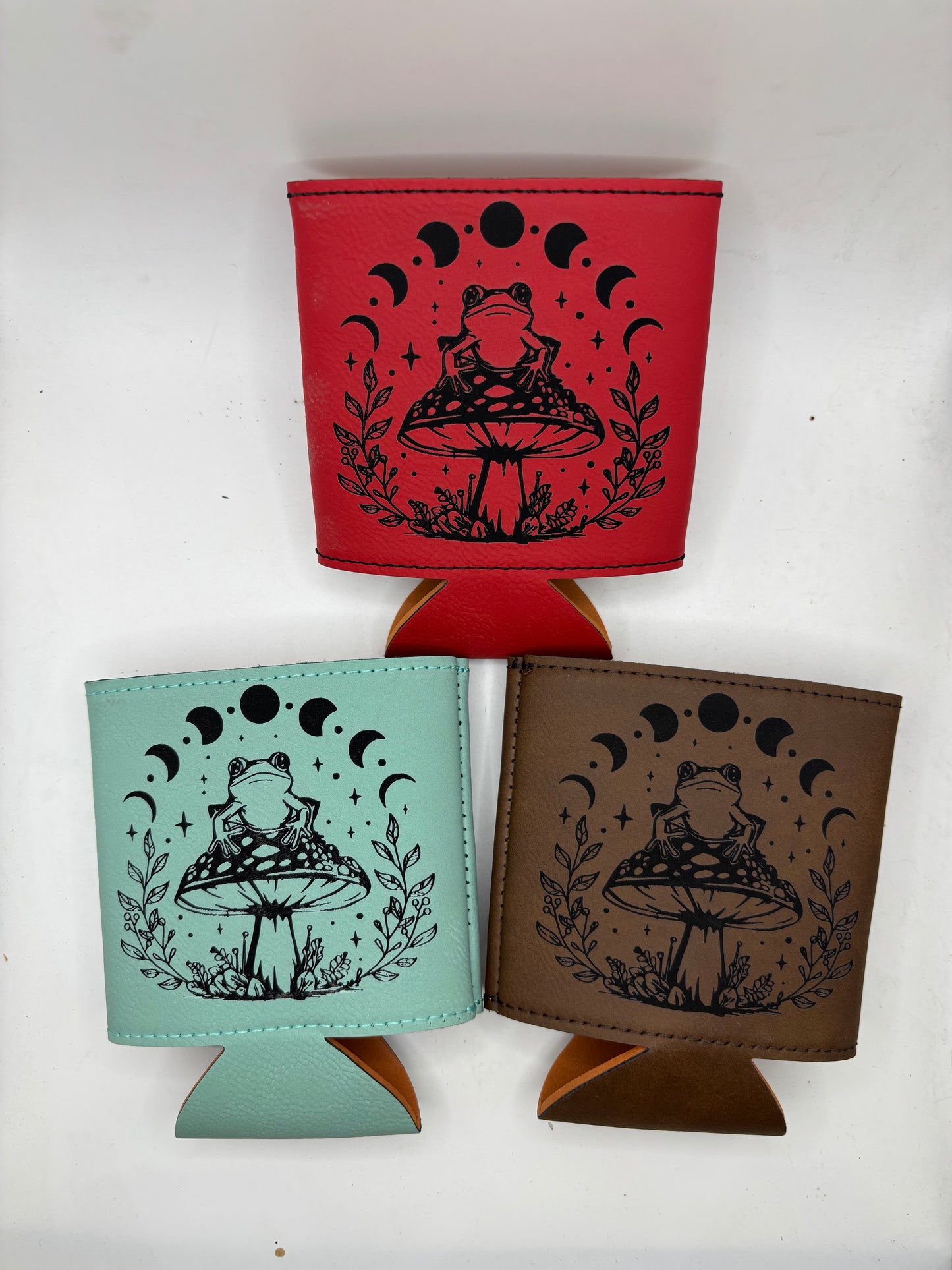 Frog/ Mushroom Coozie's