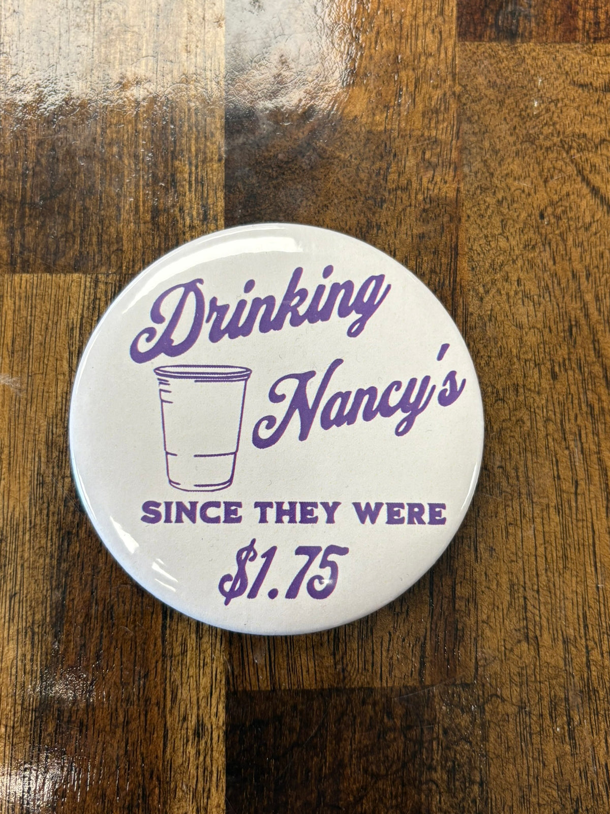 Drinking Nancy's Button