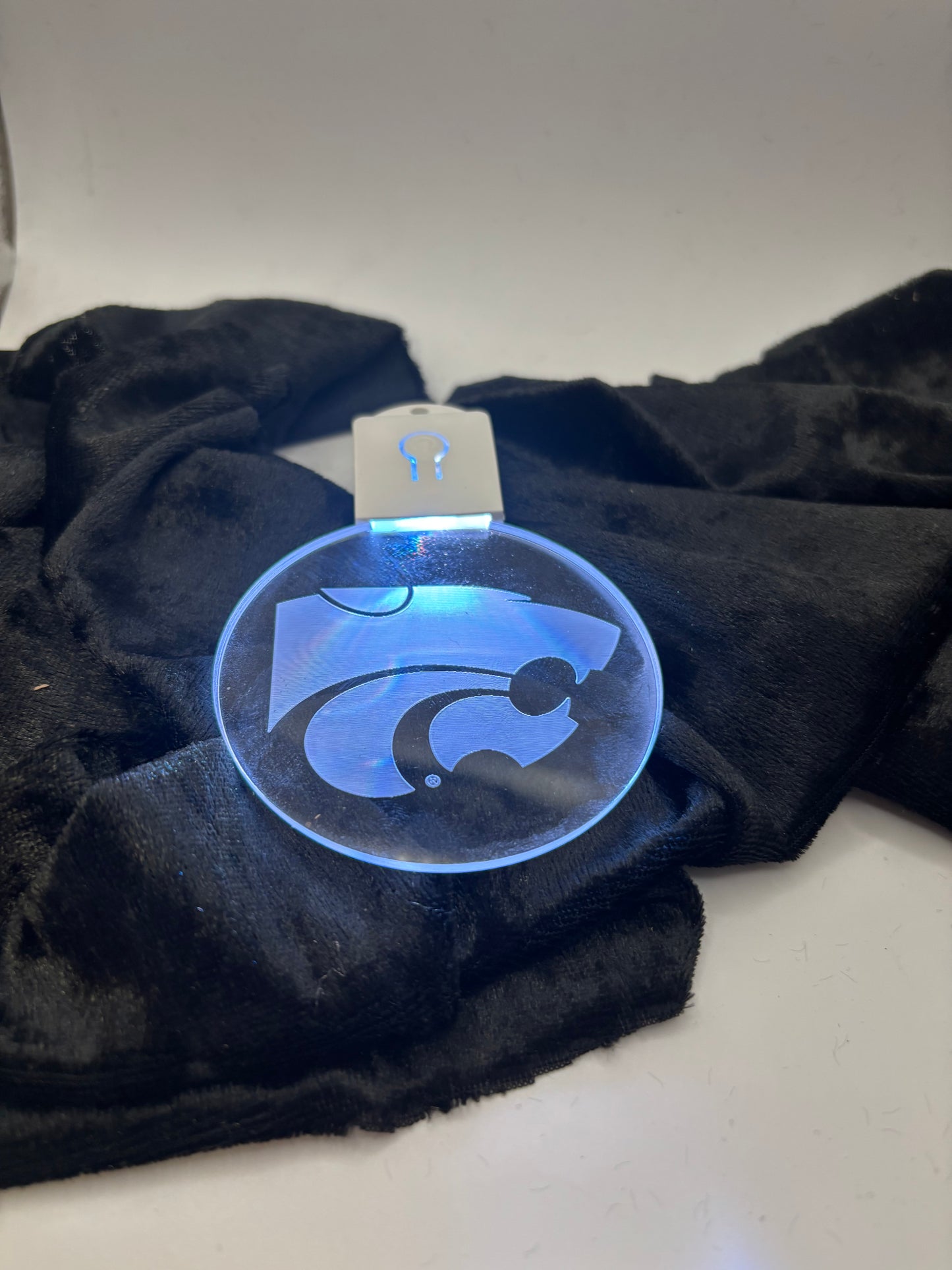 K- State Acrylic LED Light up Ornament - Officially Licensed