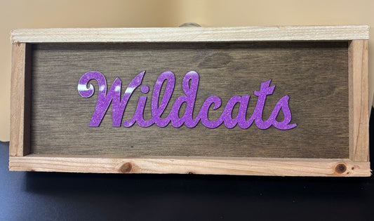 K-State Wildcats Shadow Box – 16.5" x 6.75" x 1.75"