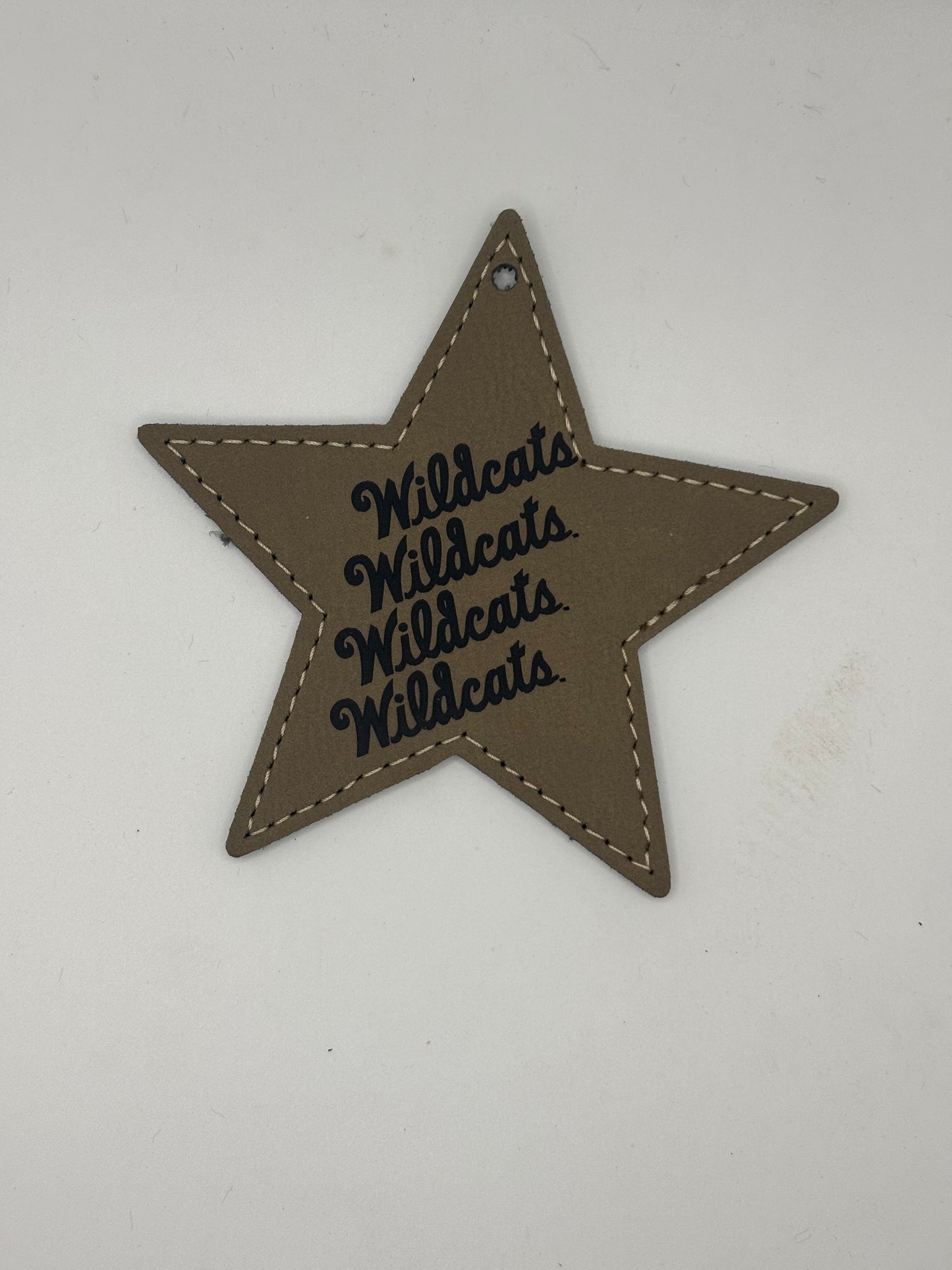 K-State Leather Ornament