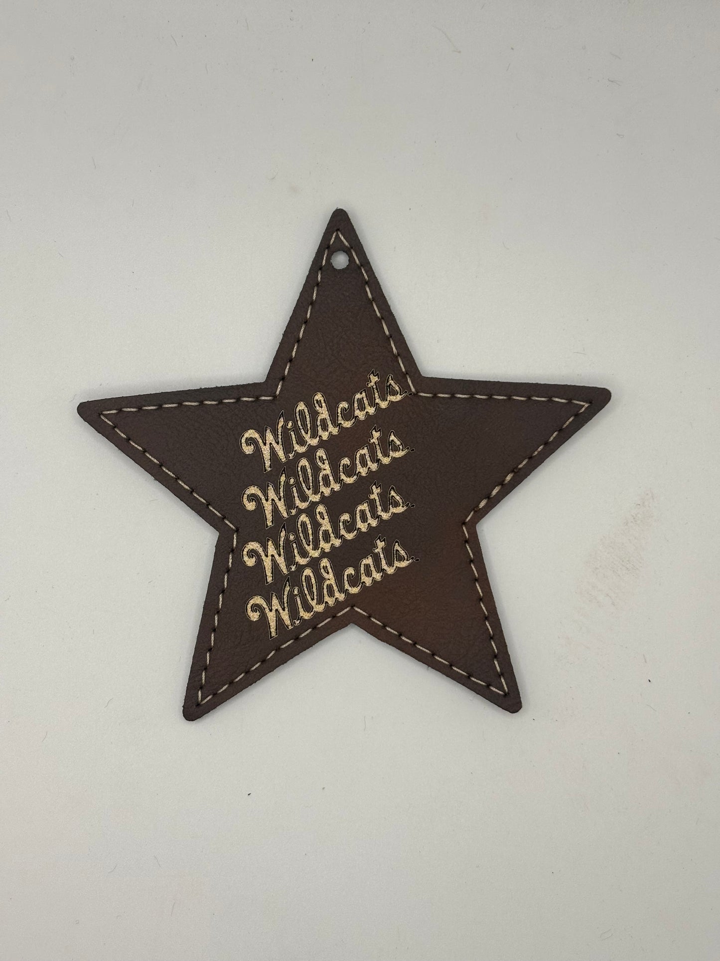 K-State Leather Ornament