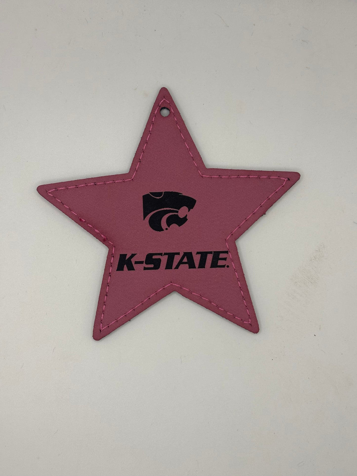 K-State Leather Ornament