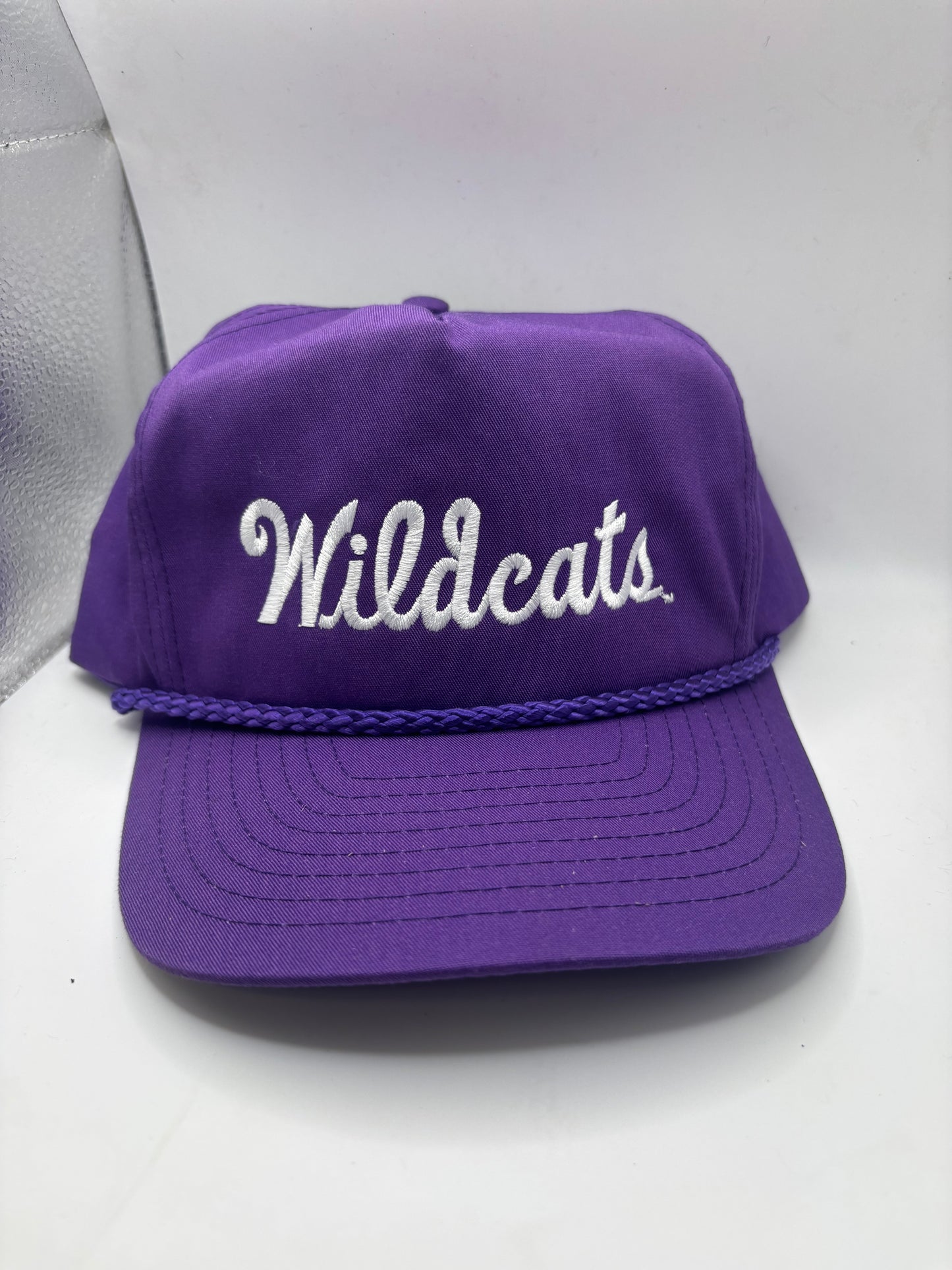 K-State Wildcats Embroidered Throw Back Rope Hat - Official Affinity Licensed Product - K-State