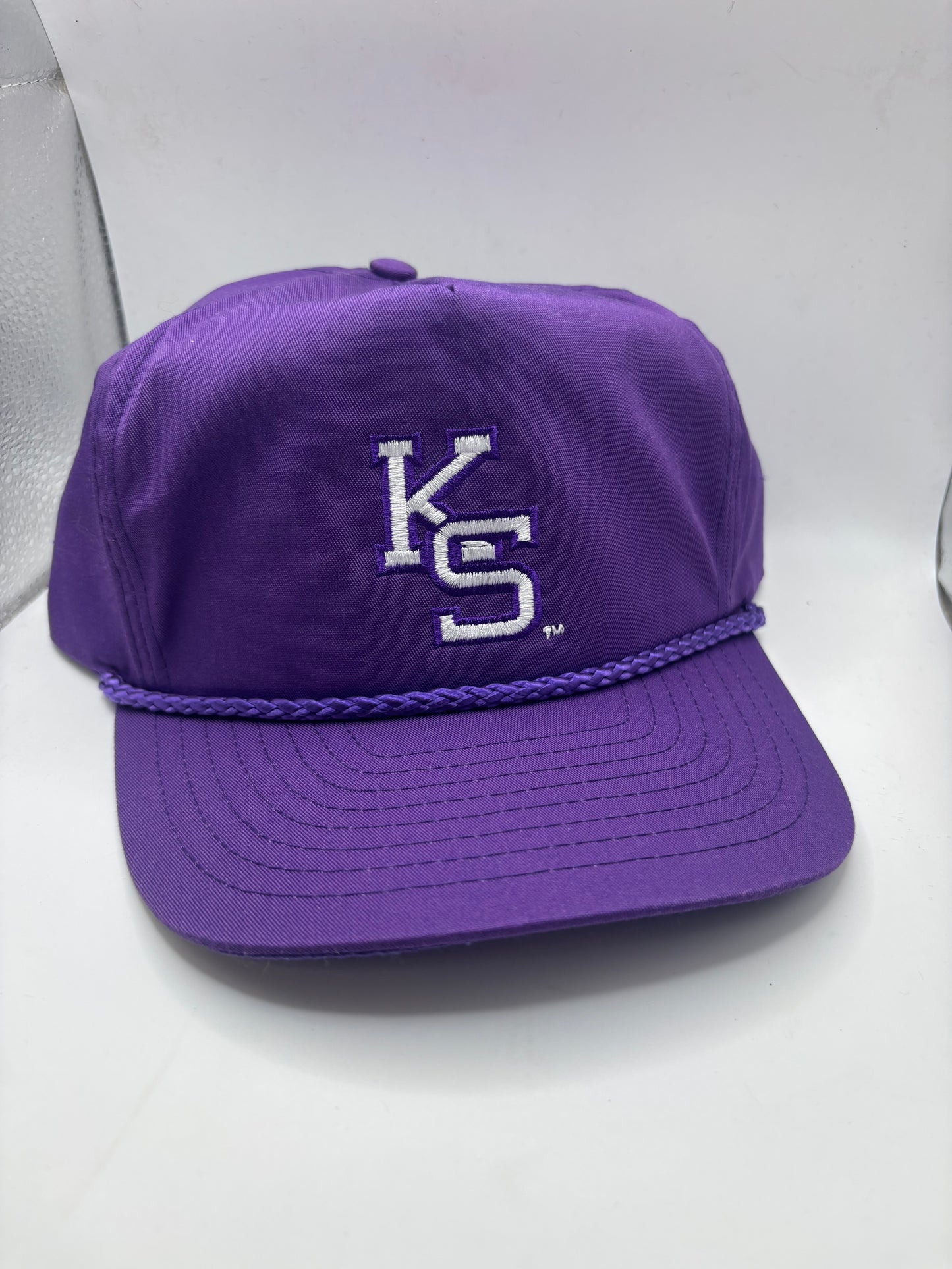 K-State Baseball Embroidered Throw Back Rope Hat - Official Affinity Licensed Product - K-State