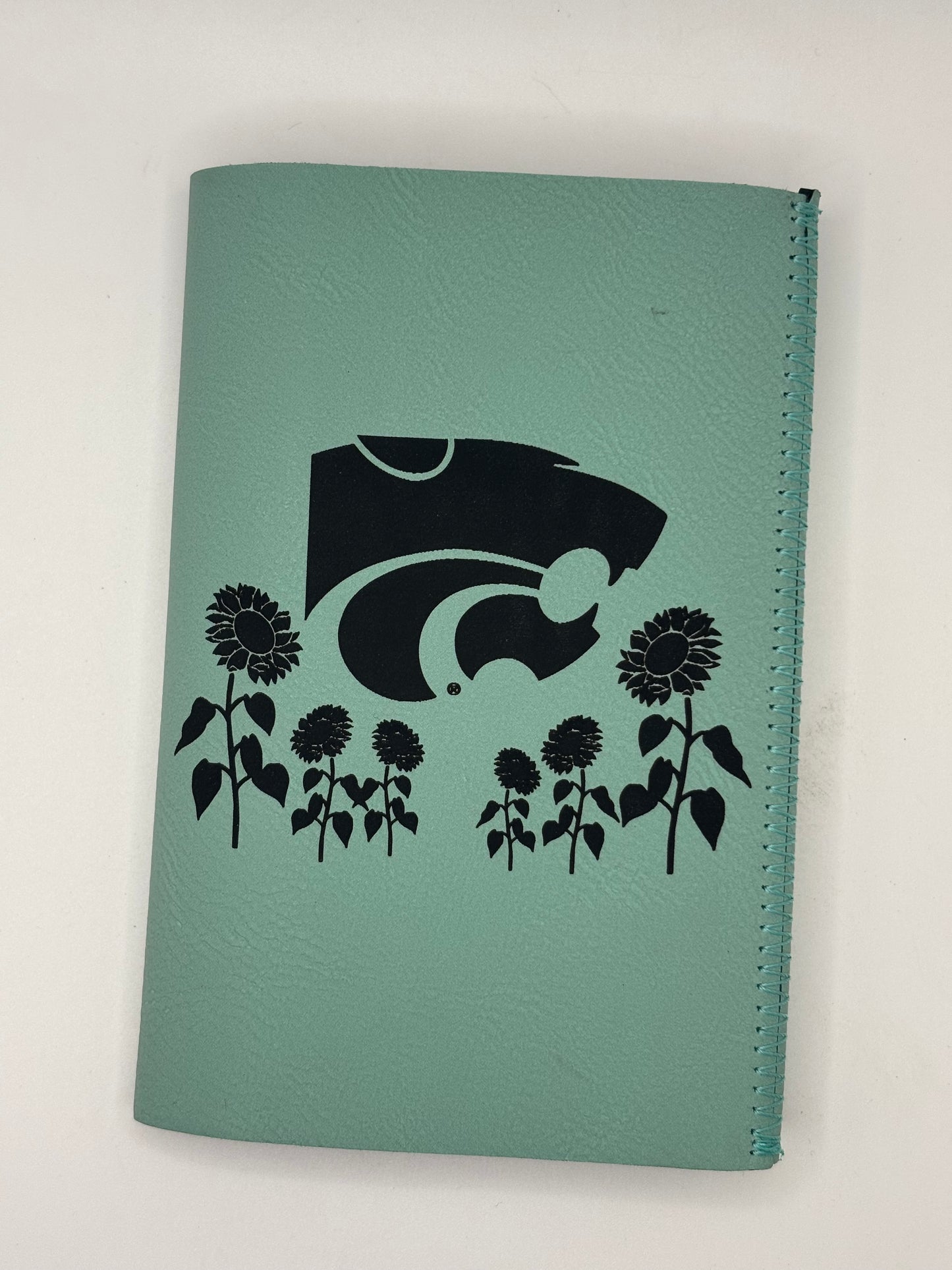 Power Cat Sunflower Field Laser Engraved Coozy - Official Affinity Licensed Product - K-State
