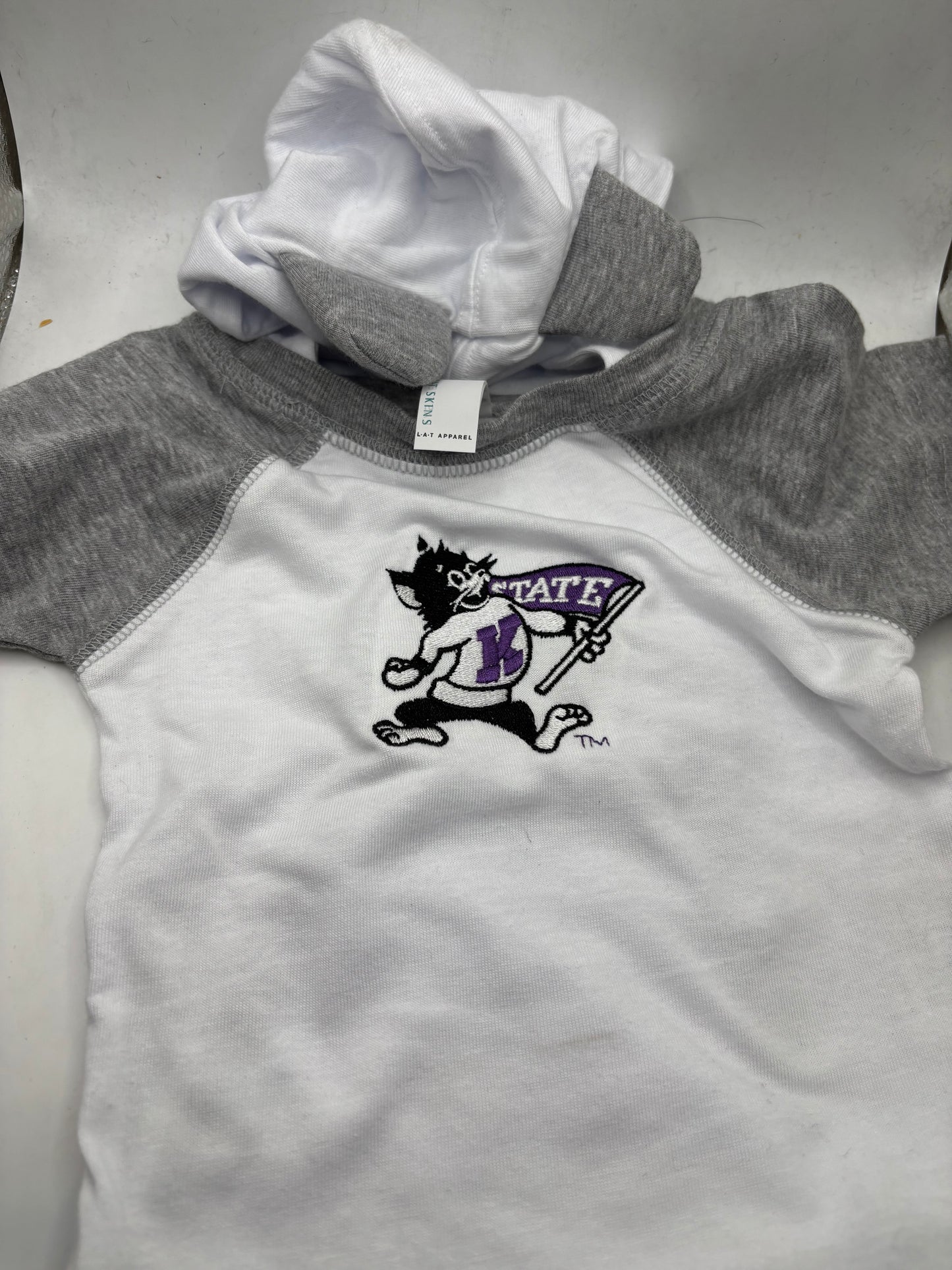 K-State Infant Bodysuit with Hood and Ears