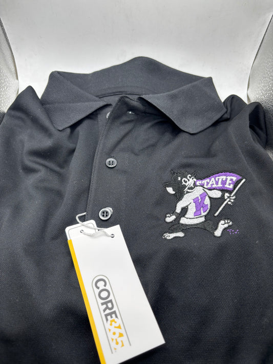 K-State Dry Fit Polos - Short Sleeve