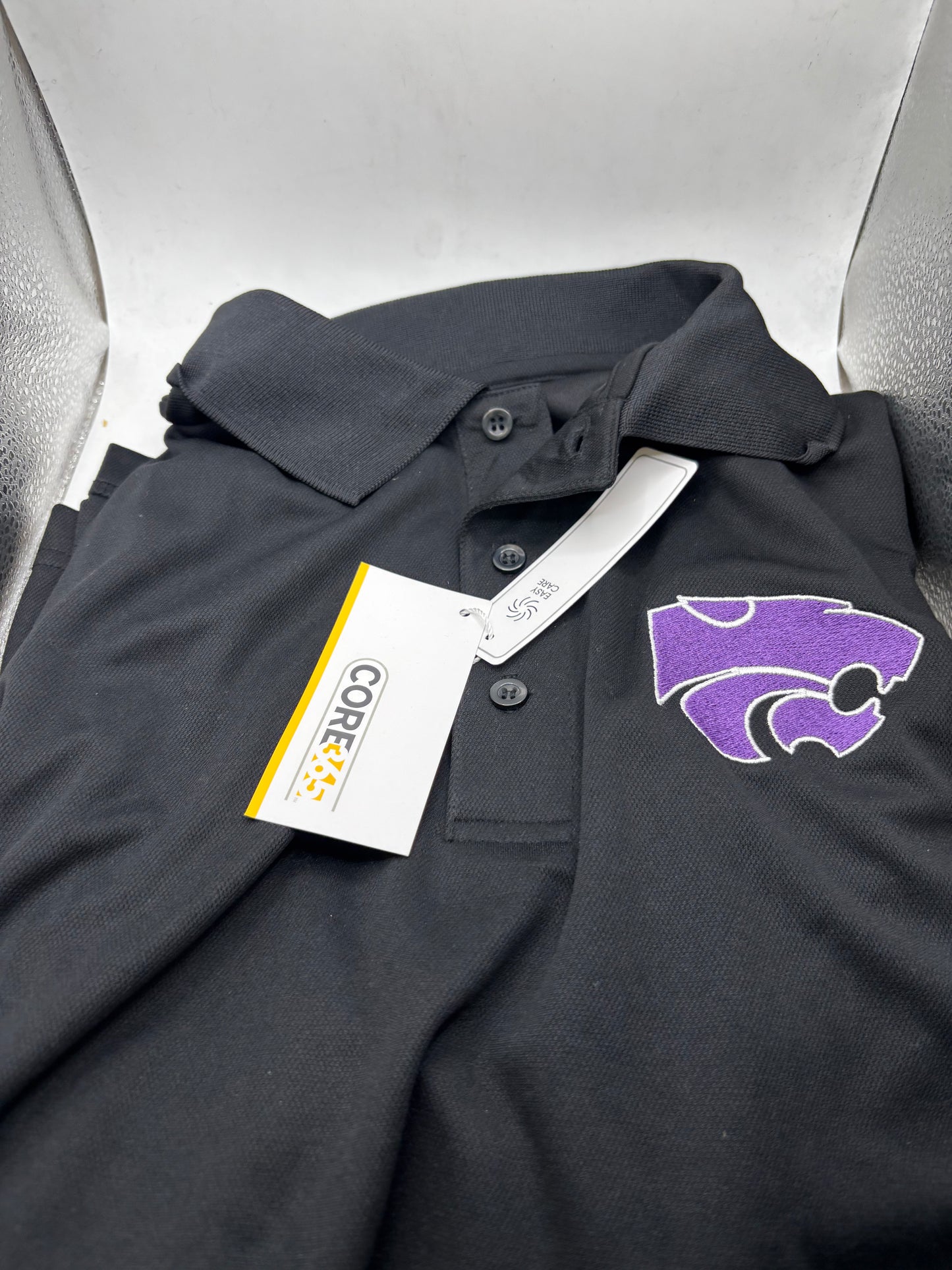 K-State Dry Fit Polos - Short Sleeve