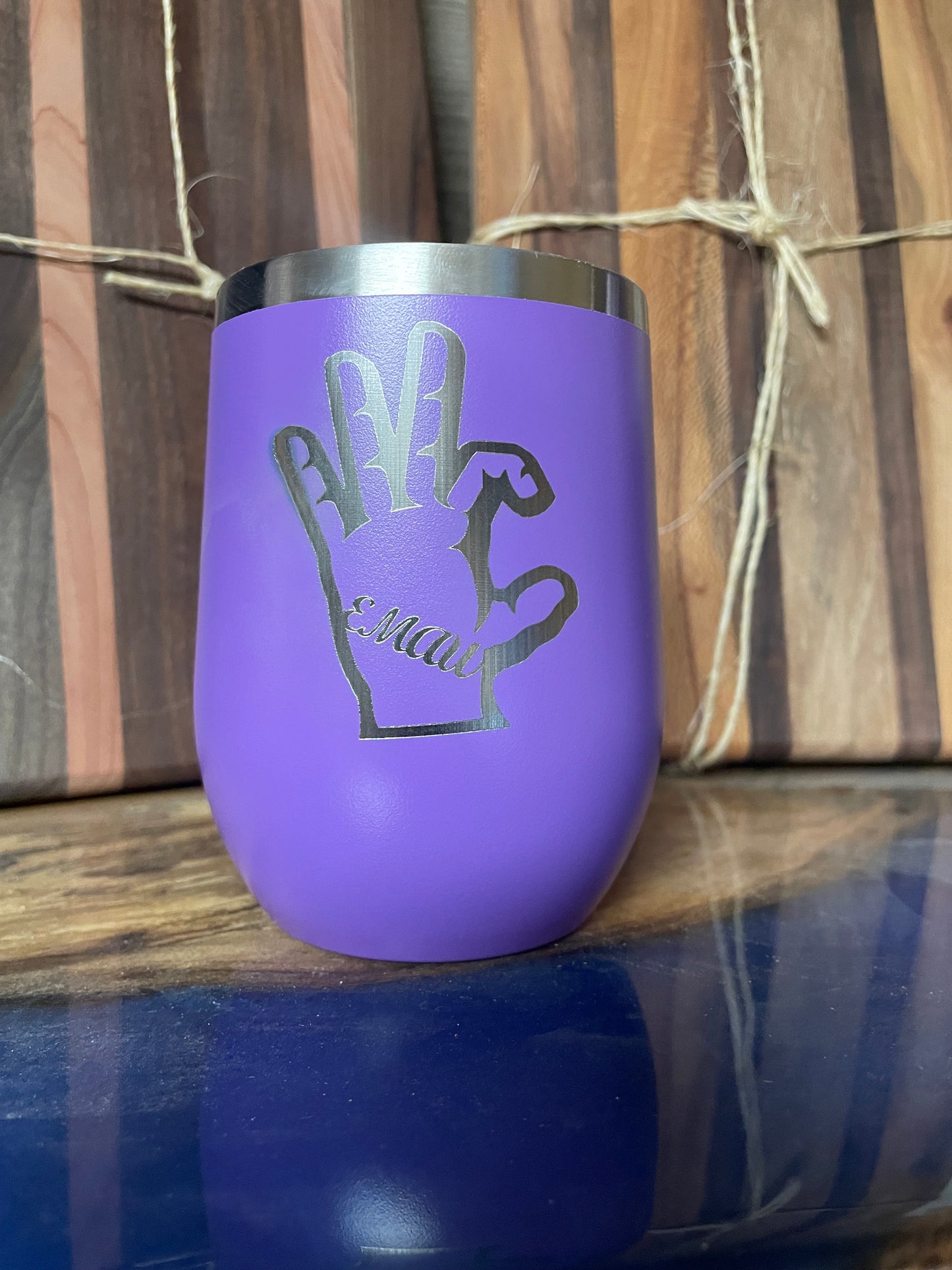 12 oz EMAW Hand Sign Tumbler