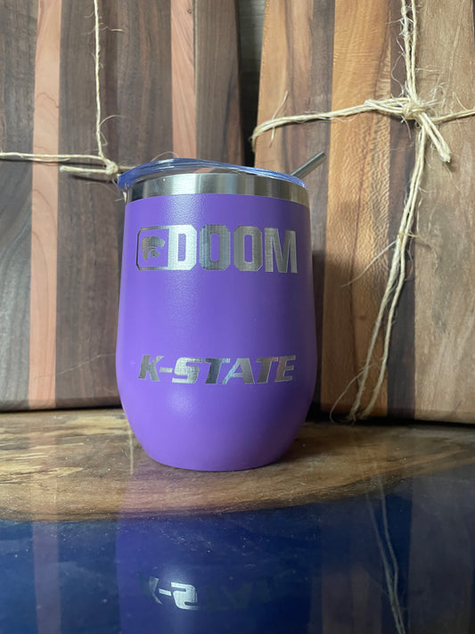 12 oz K-State Doom Tumbler