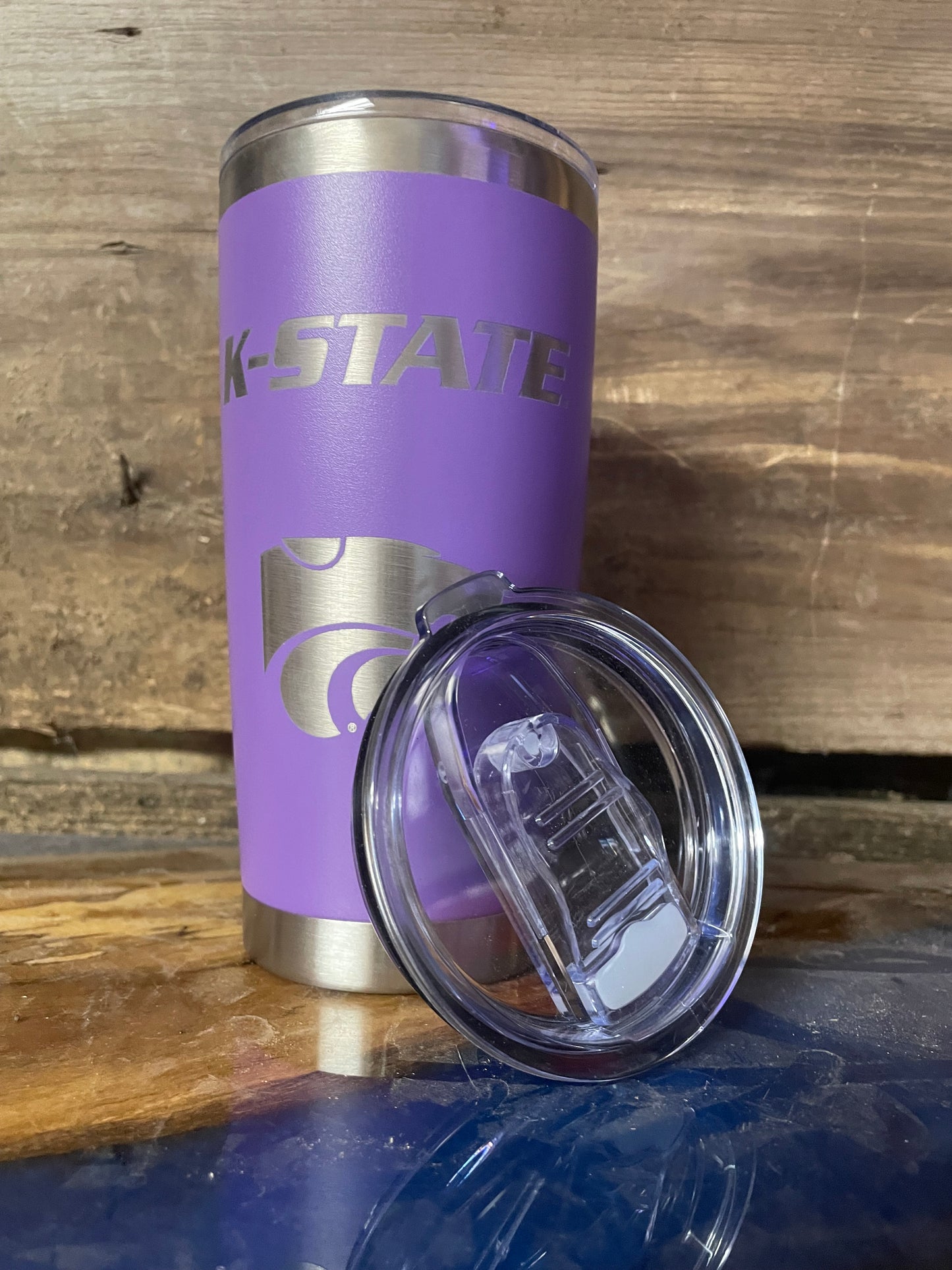 20 oz K-State with Power Cat Tumbler