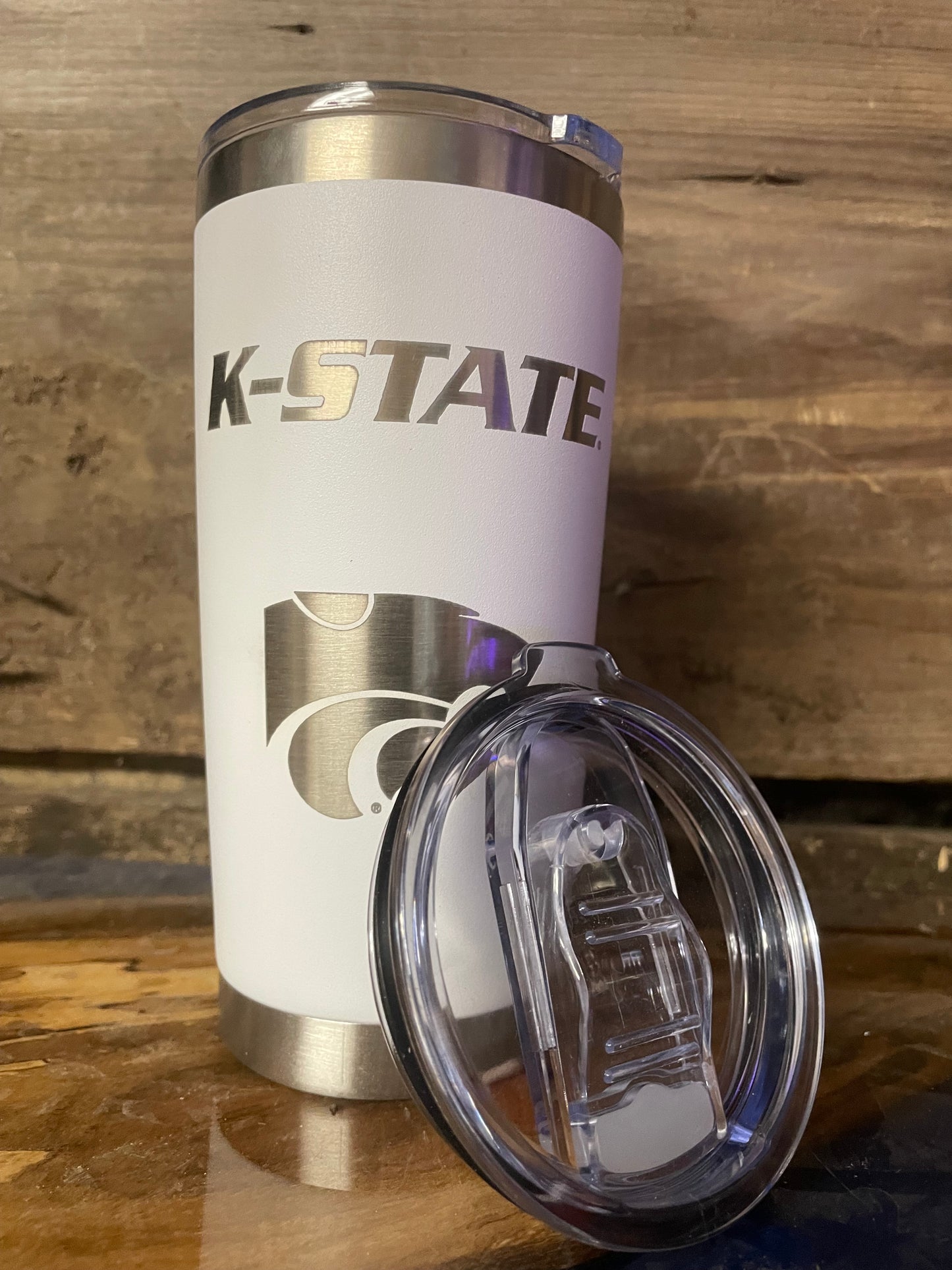 20 oz K-State with Power Cat Tumbler