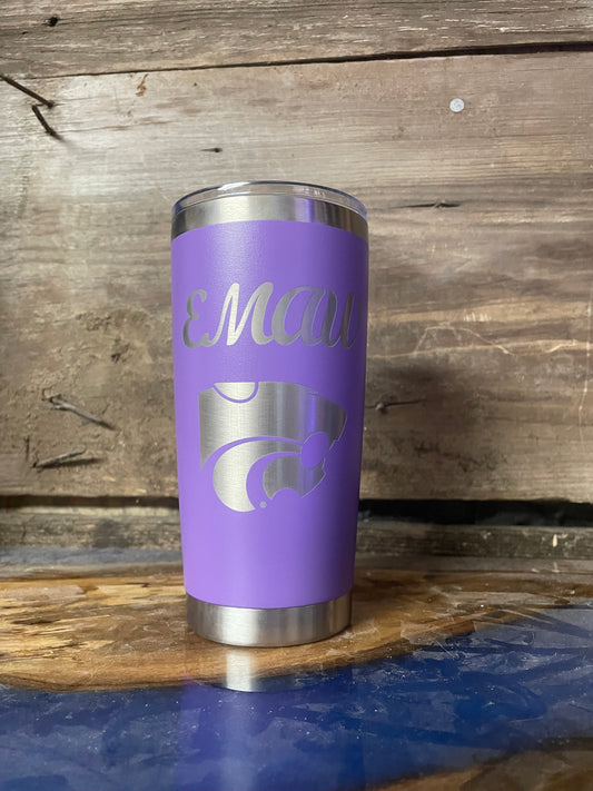 20 oz Power Cat and EMAW Tumbler