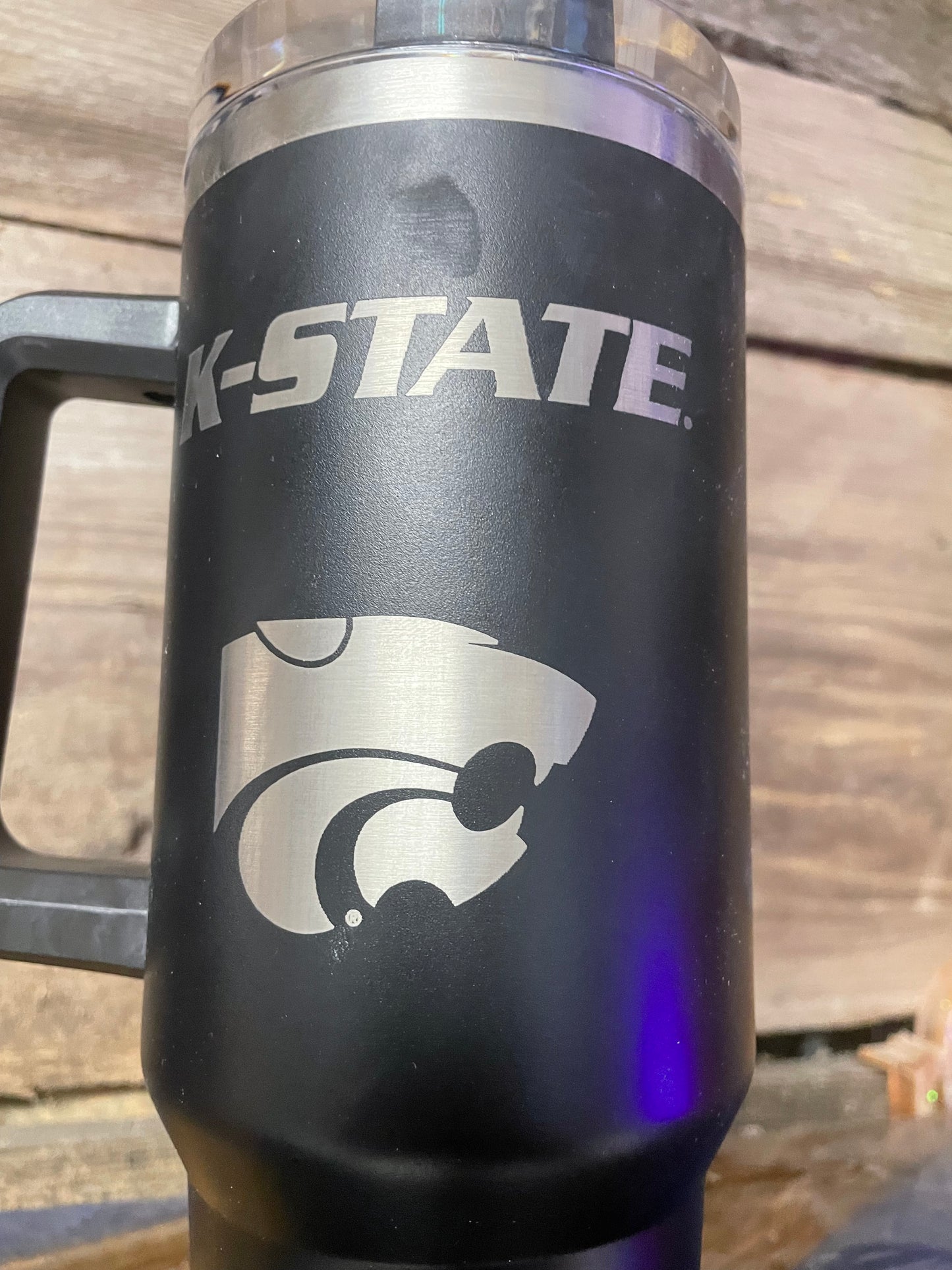 40 oz K-State with Power Cat Tumbler