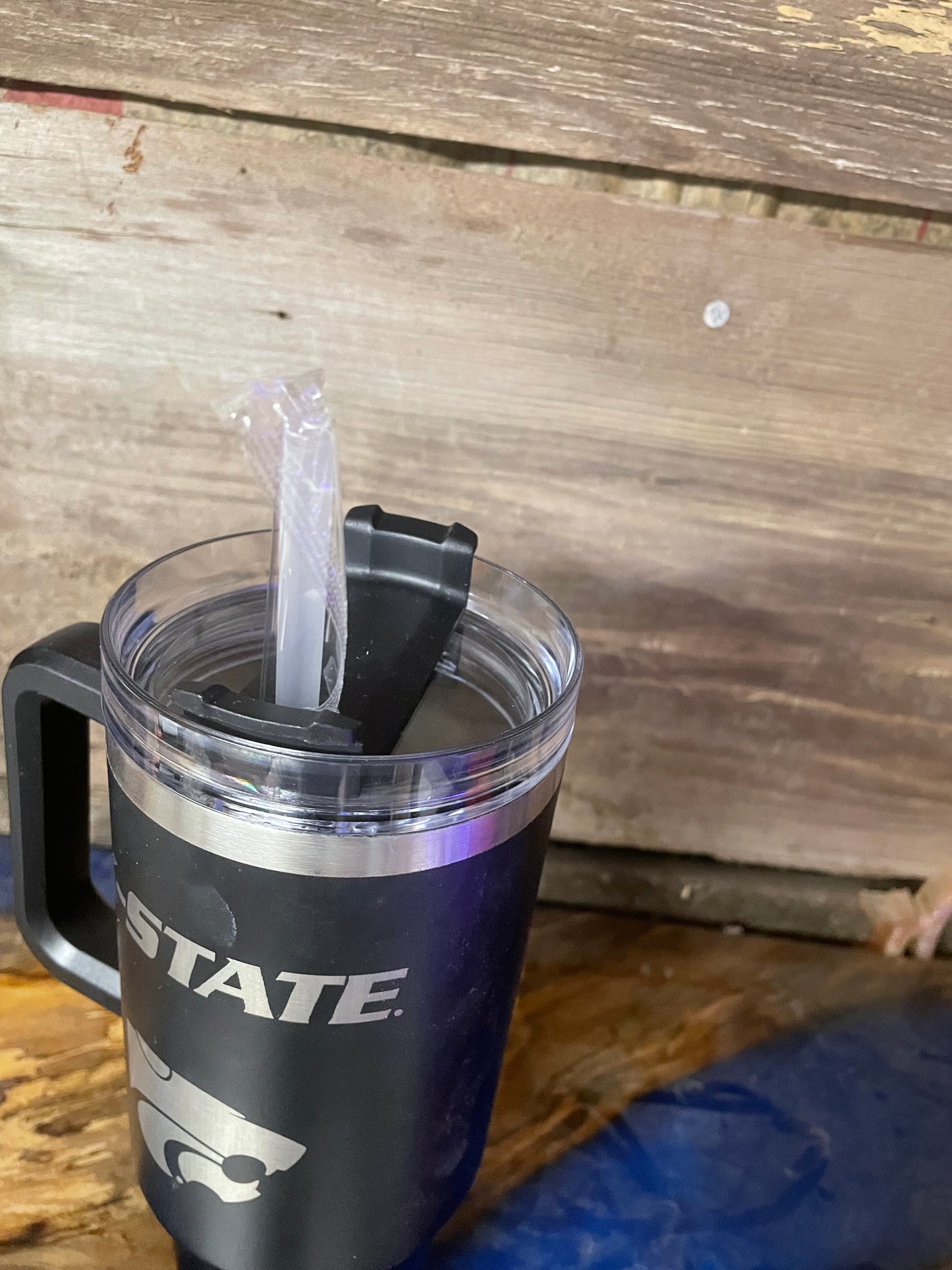 40 oz K-State with Power Cat Tumbler