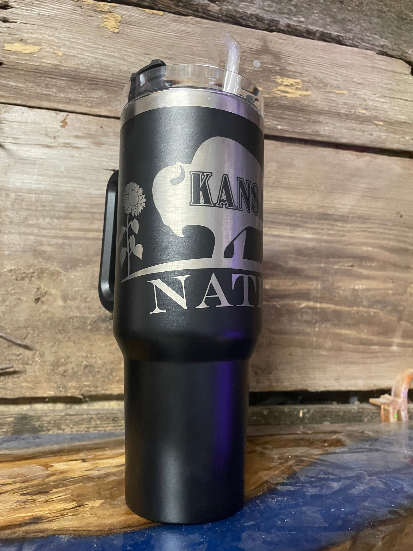 Bison Kansas Native 40oz Tumbler