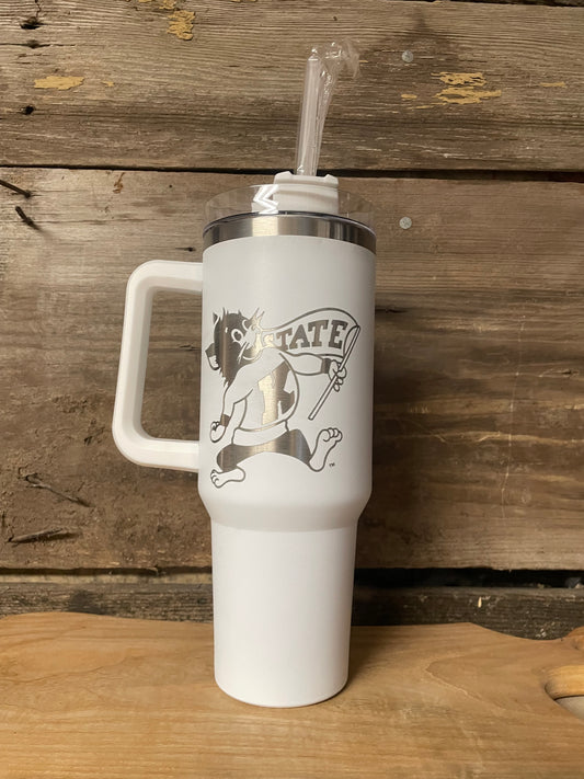 40 oz Willie the Wildcat Tumbler