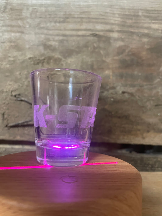 K-State on 1.75oz shot Glass