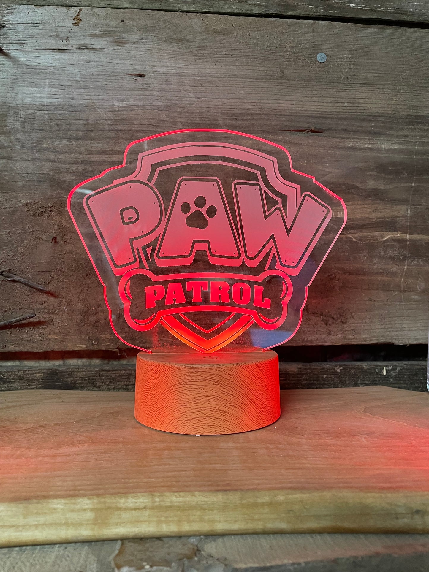 Paw Patrol LED Acrylic Sign