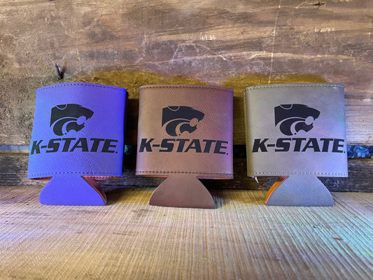 K-State with PowerCat Laser Engraved Coozy