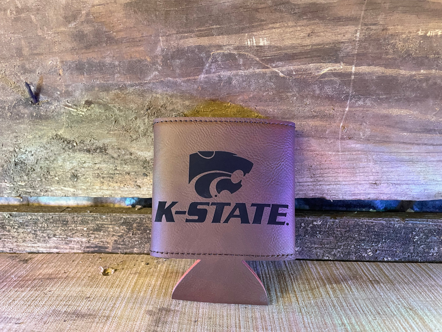 K-State Laser Engraved Coozy