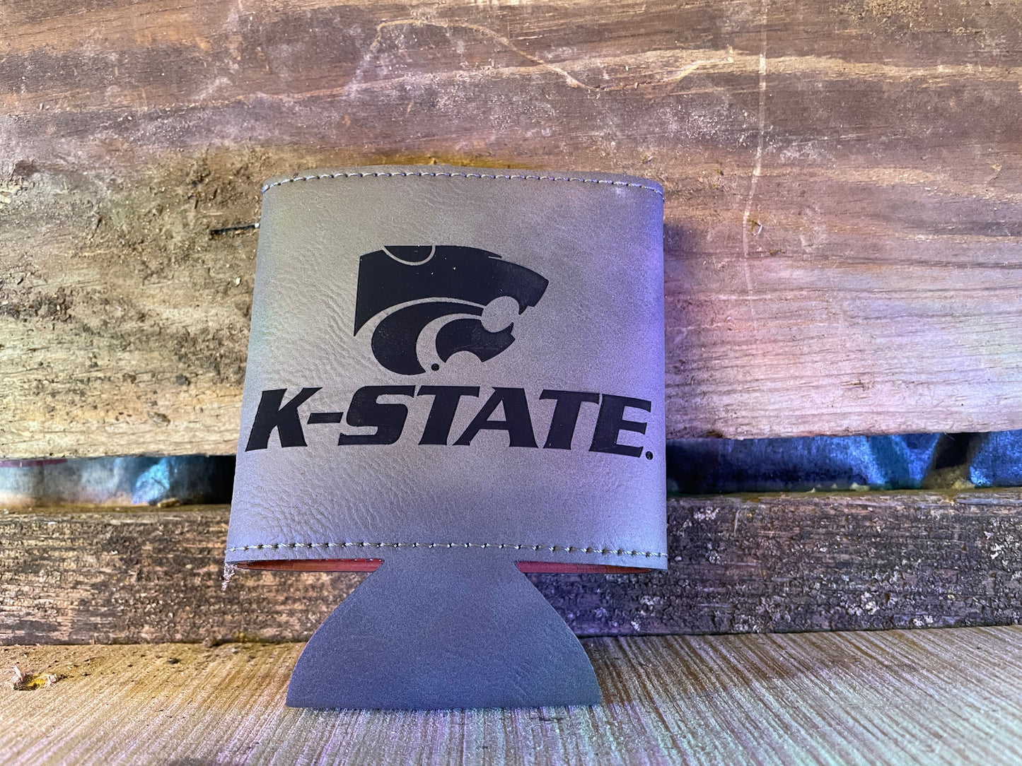 K-State Laser Engraved Coozy