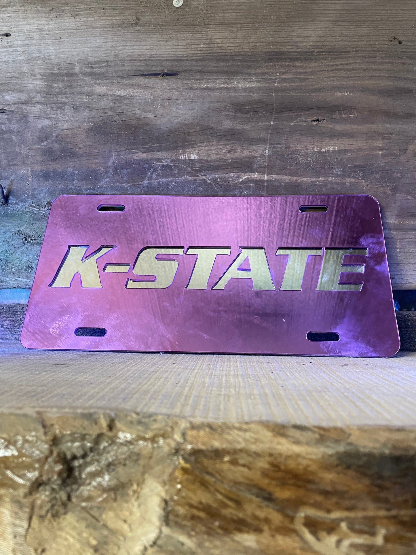 K-State License Plate