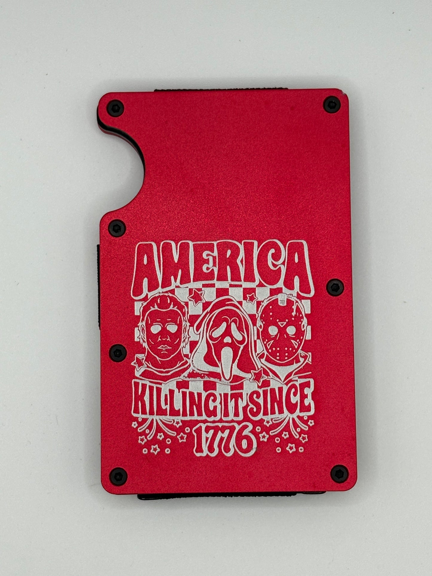 Aluminum Laser Engraved Wallet