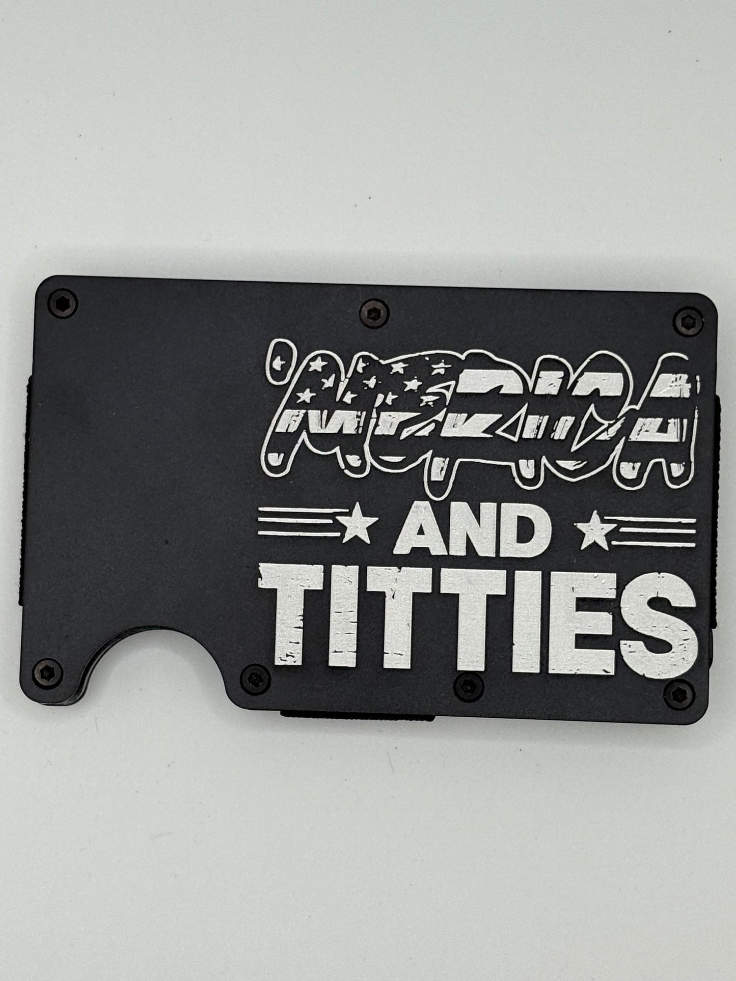 Aluminum Laser Engraved Wallet