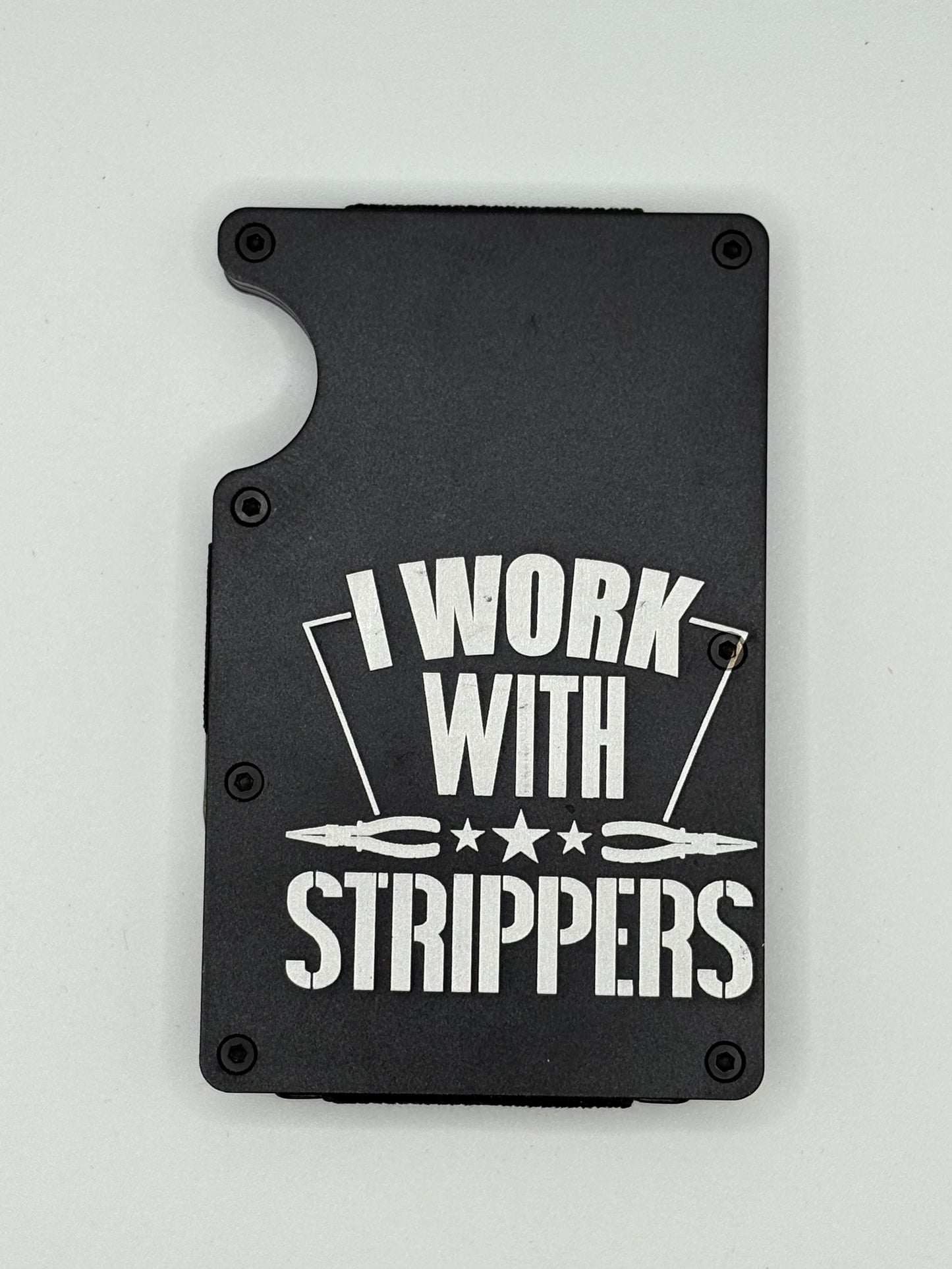 Aluminum Laser Engraved Wallet