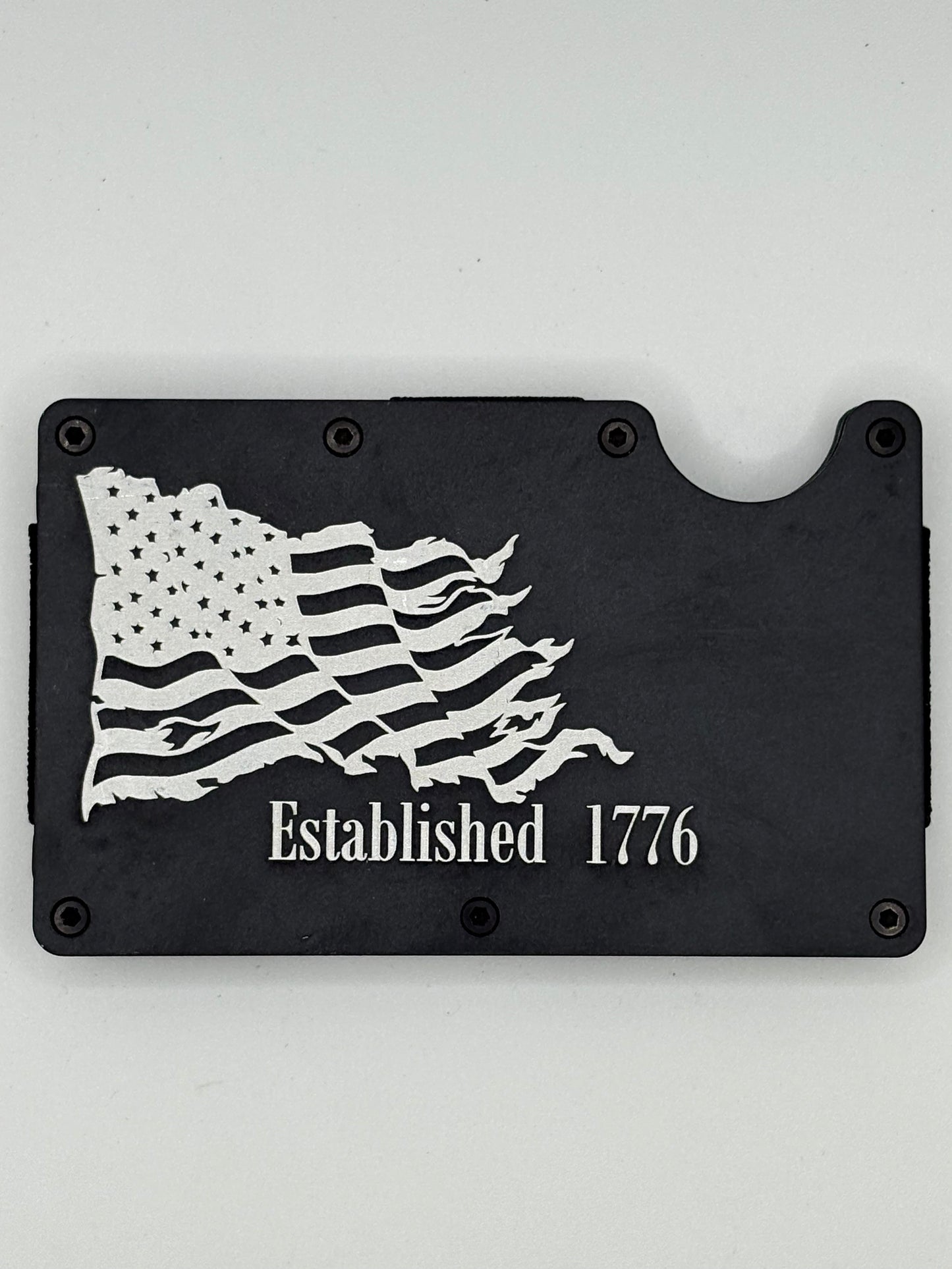 Aluminum Laser Engraved Wallet