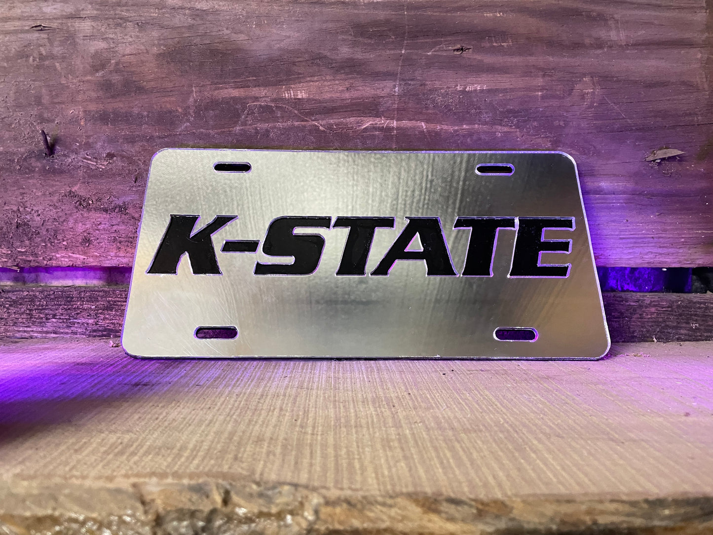 K-State License Plate