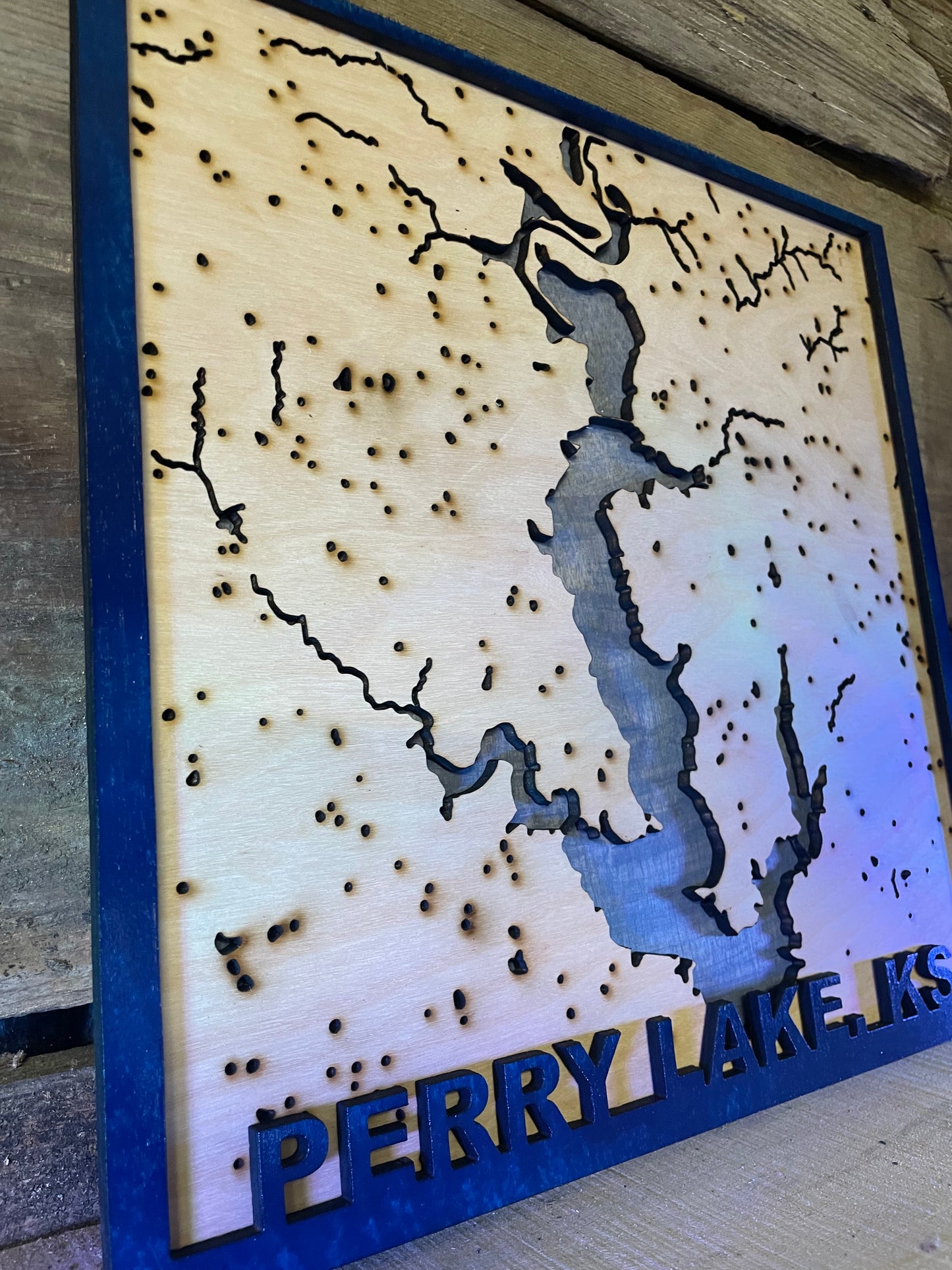 Lake Perry wood Lake map